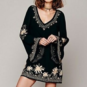 Free People Skyfall Embroidered Dress